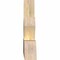 Ekena Millwork Saratoga Rough Sawn Timber Gable Bracket, Douglas Fir, 84"W x 21"H x 4"D x 6"F, 6/12 Pitch GBW084X21X0406SAR00RDF - alternate 4